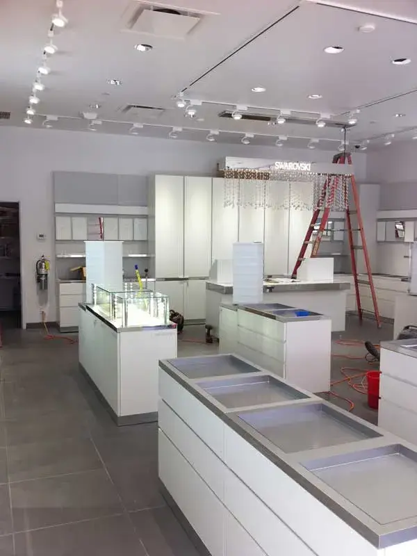 Swarovski retail lighting installation